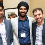 Rahul Udasi, Manmeet Maggu and Joseph Orozoco of The Entrepreneurship Hatchery.