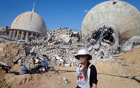 Sara Badiei in Gaza
