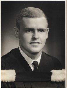 Black and white photo of Paul Gardiner
