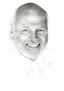 Illustration of Ross Pitman