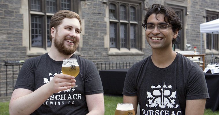 Matthew Reiner and Mohan Pandit of Rorschach Brewing